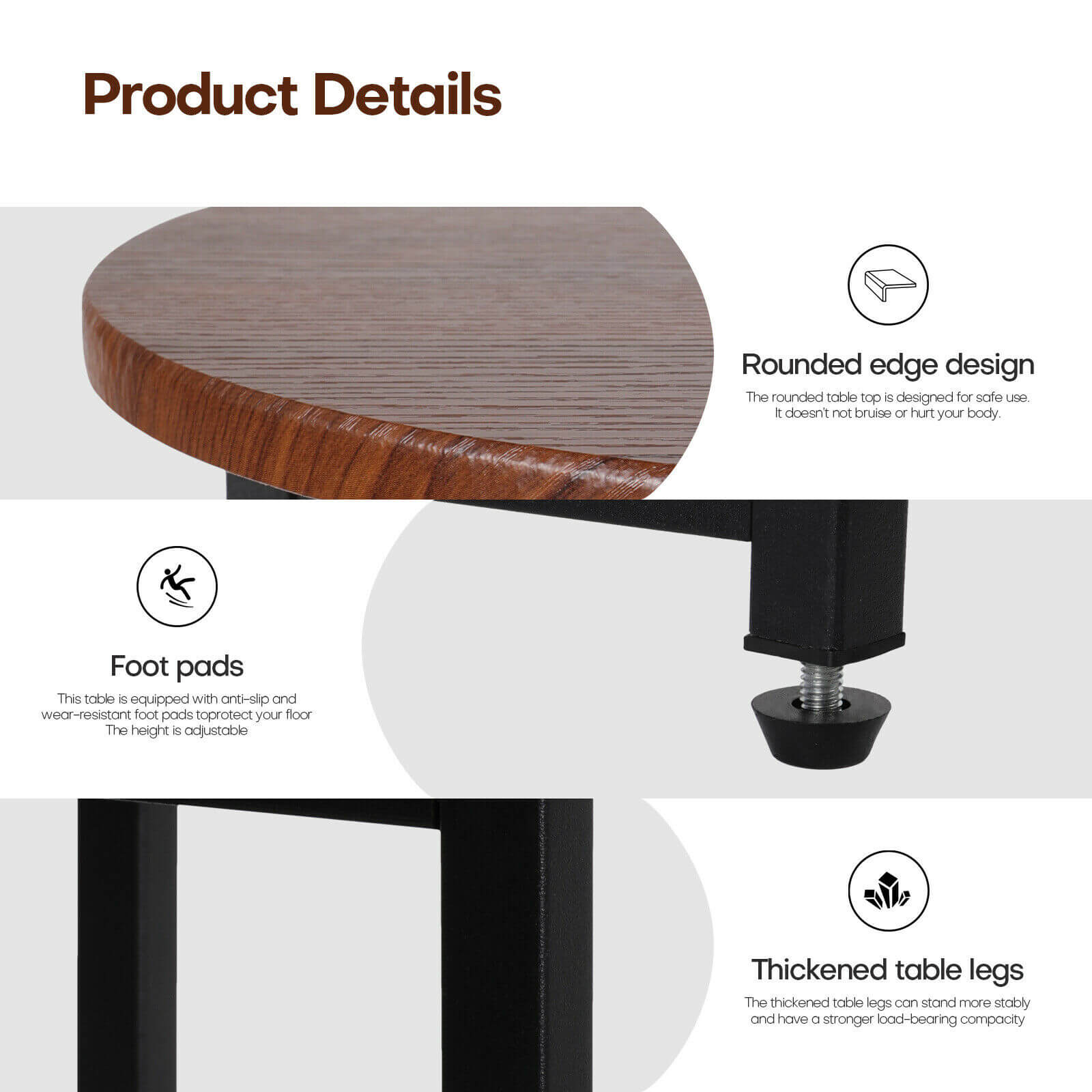 design of Double Tiers End Table