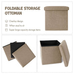 Folding Storage Stool - BCBMALL