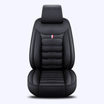 black of Front Car PU Leather Seat Cover