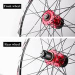 Front Rear MTB Wheelset wheels detail