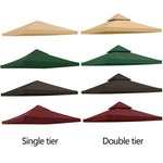 Types of 1/2Tier 10' Gazebo Top Tent Cover Sunshade Canopy Replacement