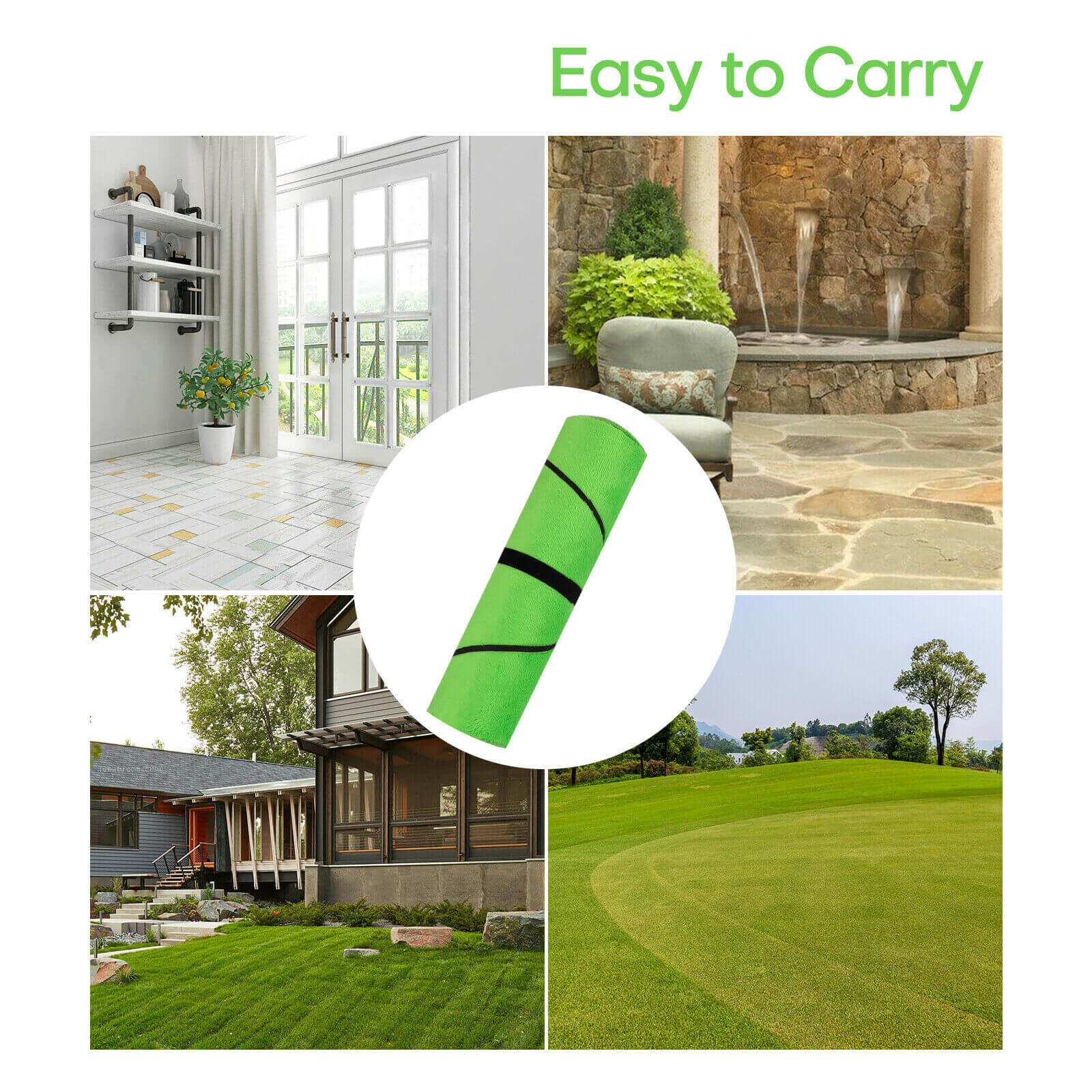 easy to carry Golf Chipping Mat + 2 Standard Golfs