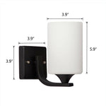 size of LED Bedroom Wall Light Single Head Without Switch