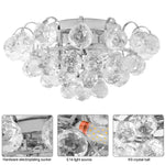 LED Crystal Ceiling Light feature