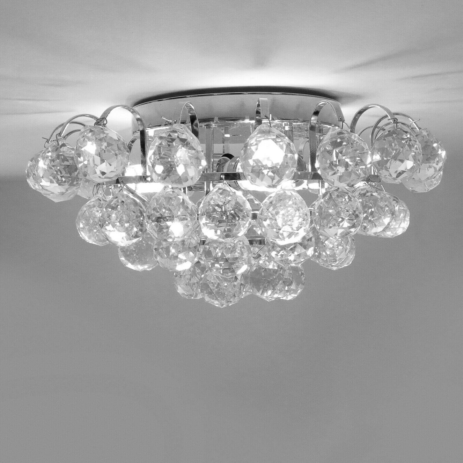 LED Crystal Ceiling Light