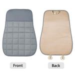 gray cushion Leather Linen Car Seat Cover