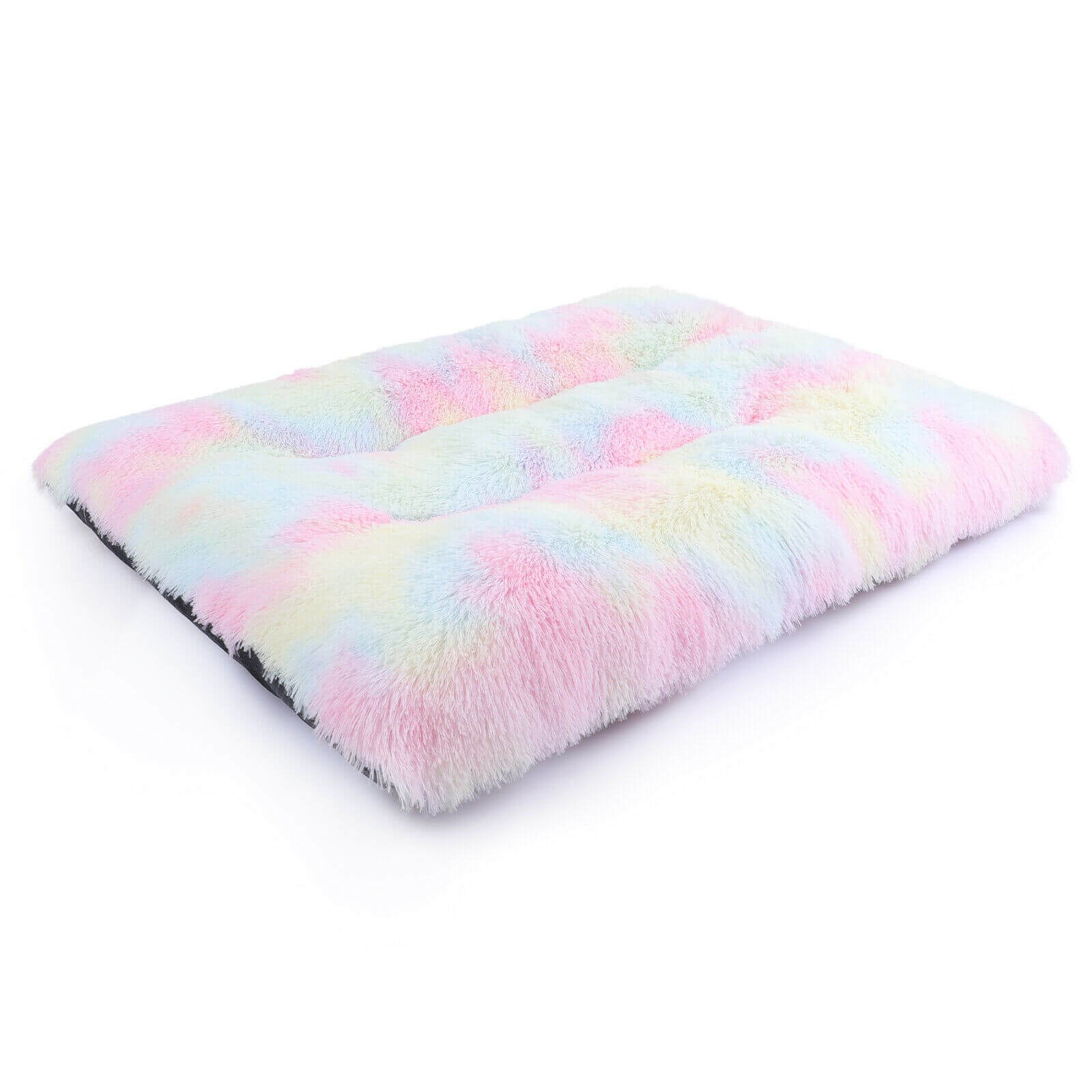 colorful Long Plush Pet Bed