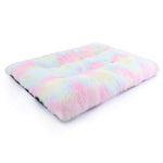 colorful Long Plush Pet Bed