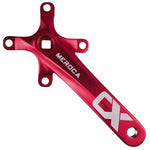 Red Display of MTB Crankset Square Taper w/ 104BCD Chainring, 32/34/36/38T