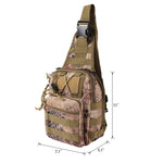 Men Outdoor Tactical Backpack brown size