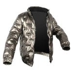 Gold Men's Thickened Down Jacket
