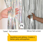 Metallic Foil Fringe Curtain - BCBMALL