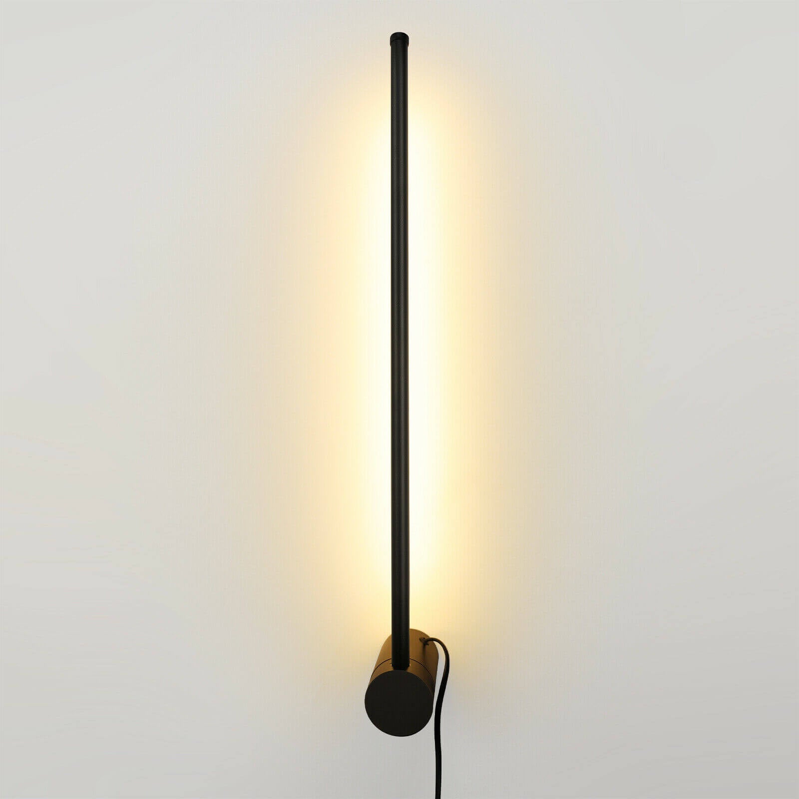Detail of Modern LED Black Linear Wall Lamp