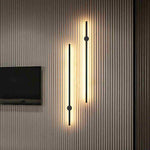 Durable Modern LED Black Linear Wall Lamp