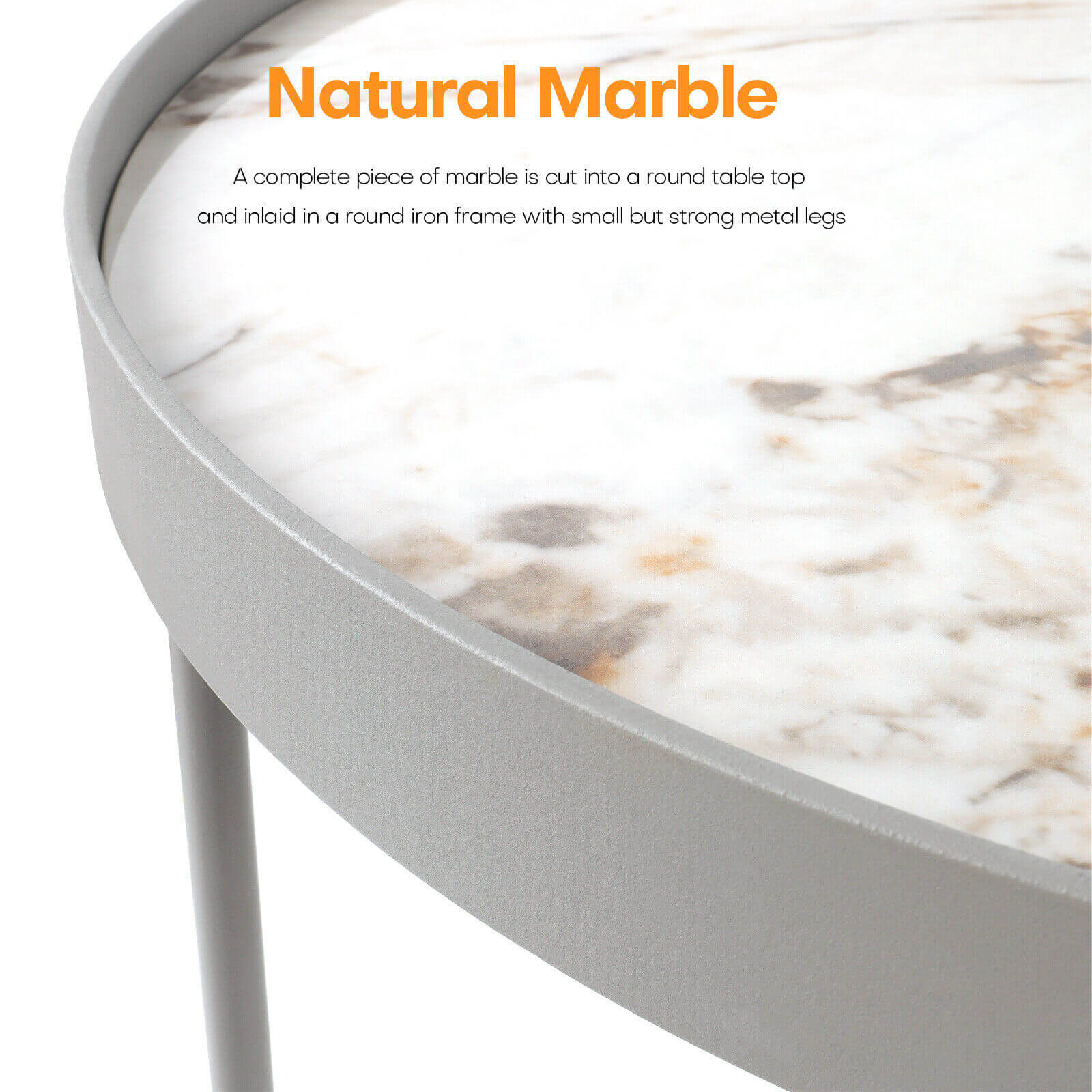 natural Modern Marble Coffee Table