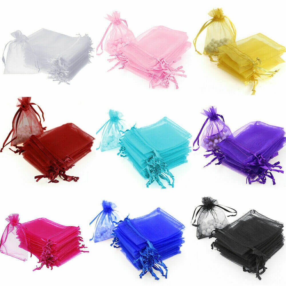 Durable Organza Gift Bag Bulk Jewelry Favor Pouch for Wedding Party