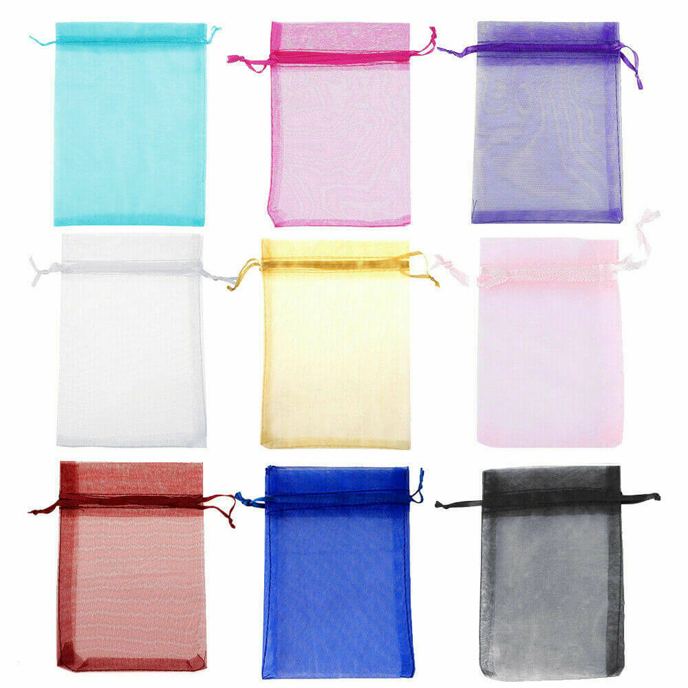 Detail of Organza Gift Bag Bulk Jewelry Favor Pouch for Wedding Party