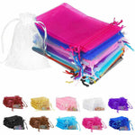 Colors of Organza Gift Bag Bulk Jewelry Favor Pouch for Wedding Party