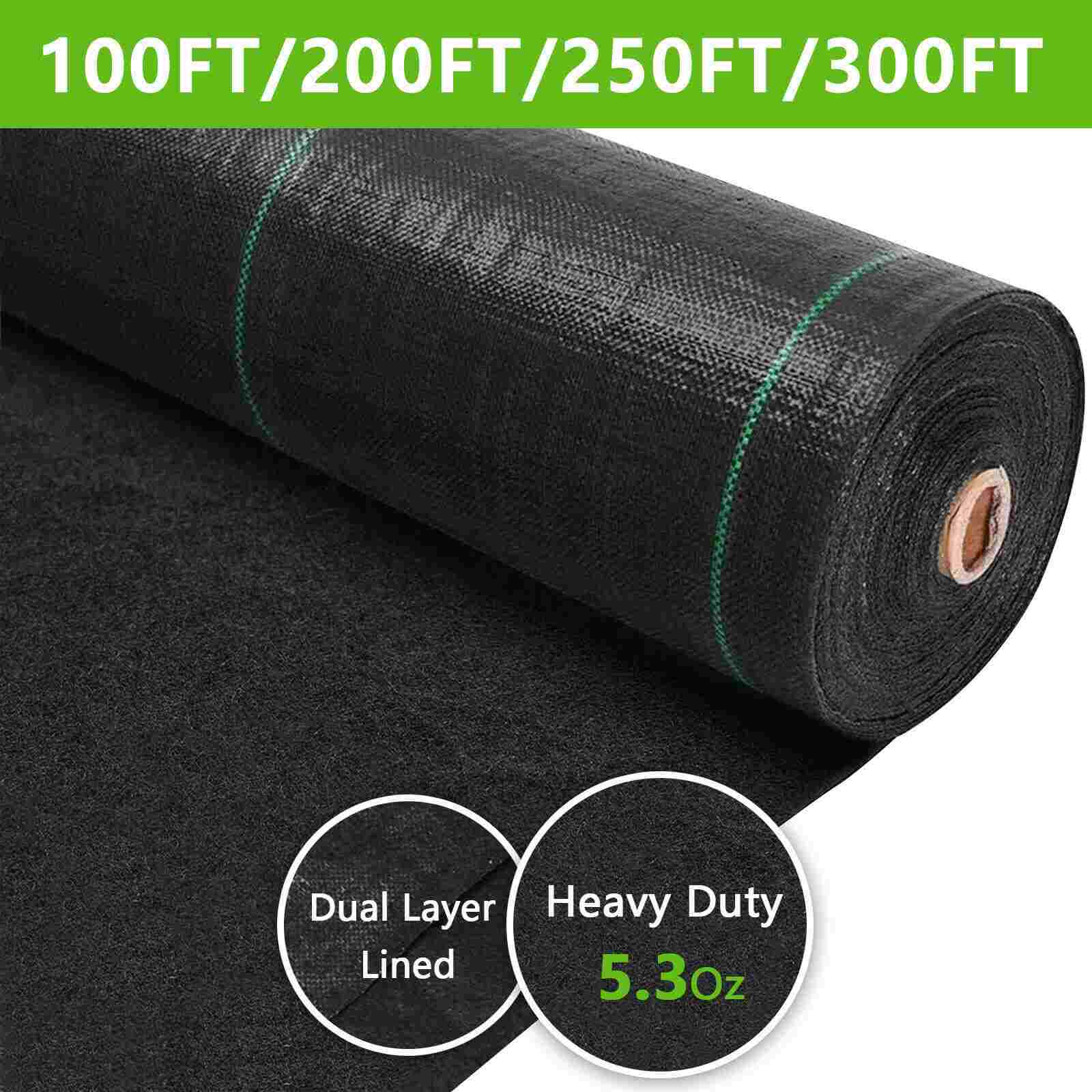 Size of 5.3oz PP Fabric Weed Prevention Cloth Garden Ground Cover