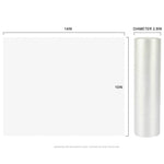 Size of Plastic Bread Grocery Clear Produce Bag on Roll, 1600pc