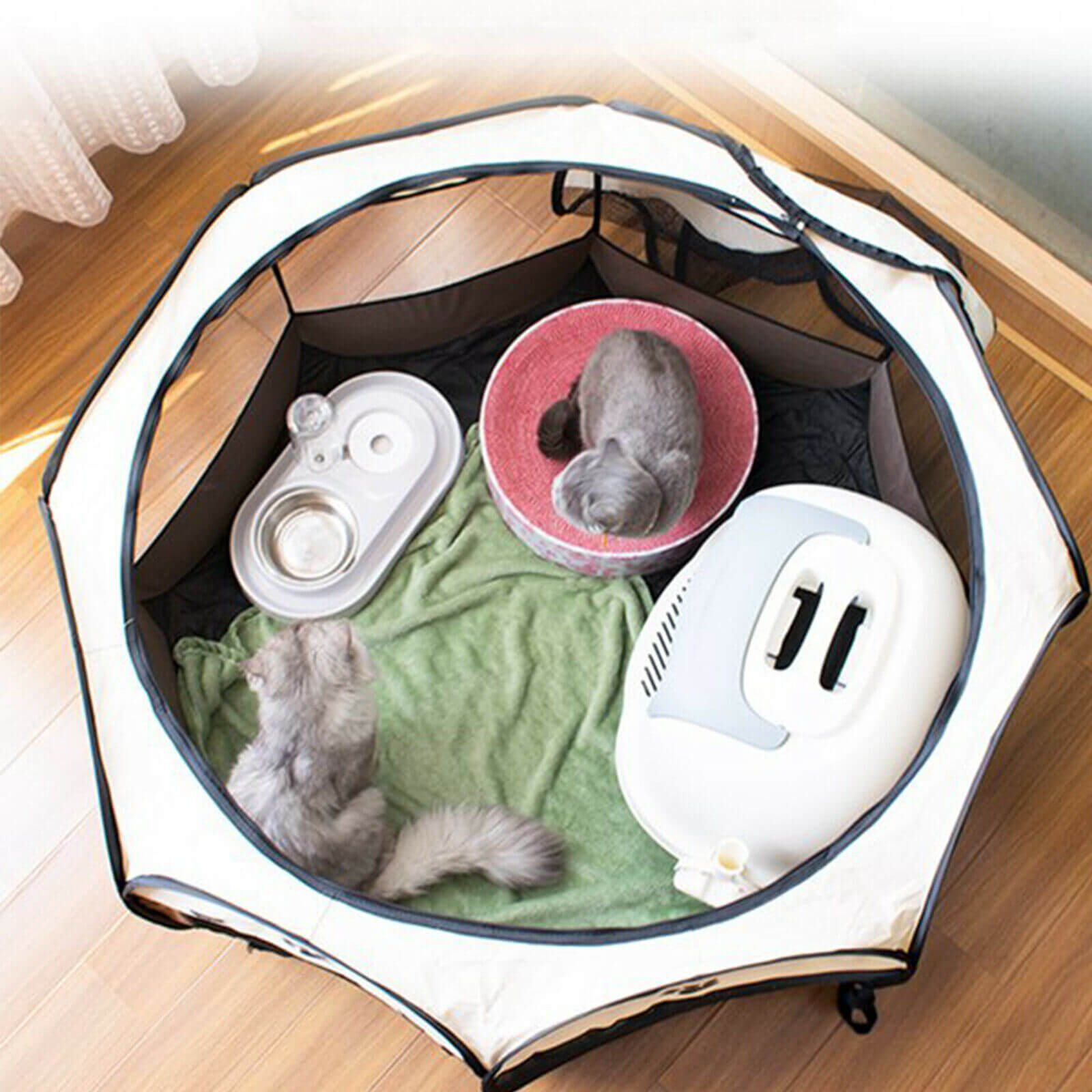 front of Portable Pet Tent
