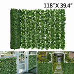 Usage of Privacy Artificial Fence Screen Faux Ivy Leaf