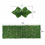 Size of Privacy Artificial Fence Screen Faux Ivy Leaf