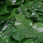 Detail of Privacy Artificial Fence Screen Faux Ivy Leaf