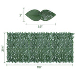 Size of Durable Privacy Artificial Fence Screen Faux Ivy Leaf