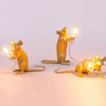 Resin Rat Table Lamp Led Light