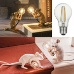 Resin Rat Table Led Lamp 