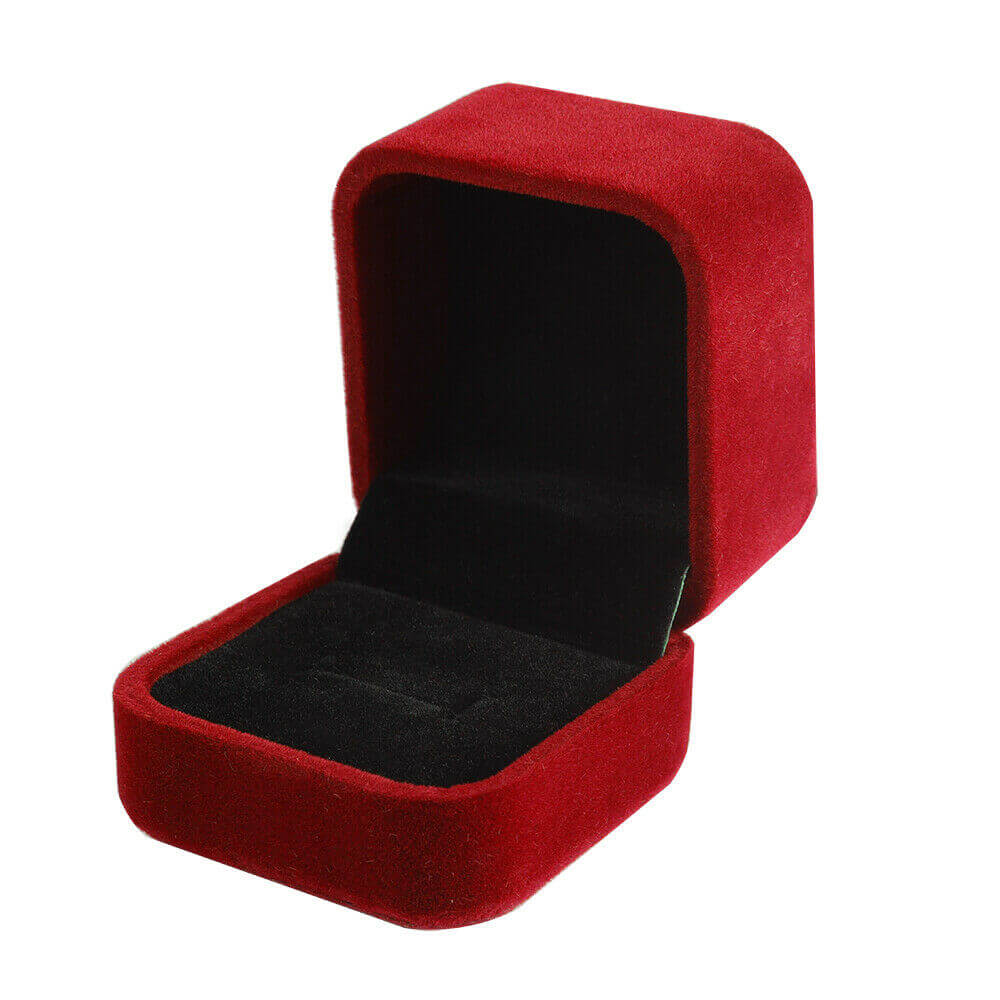 Ring Necklace Pendant Velvet Box case