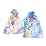 Sheer Coralline Organza Gift Bags - BCBMALL