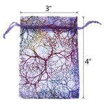 Sheer Coralline Organza Gift Bags - BCBMALL