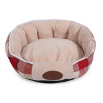 Red Washable Soft Plush Pet Dog Cat Bed