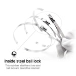 Stainless Steel Zip Ties, 100Pcs - BCBMALL