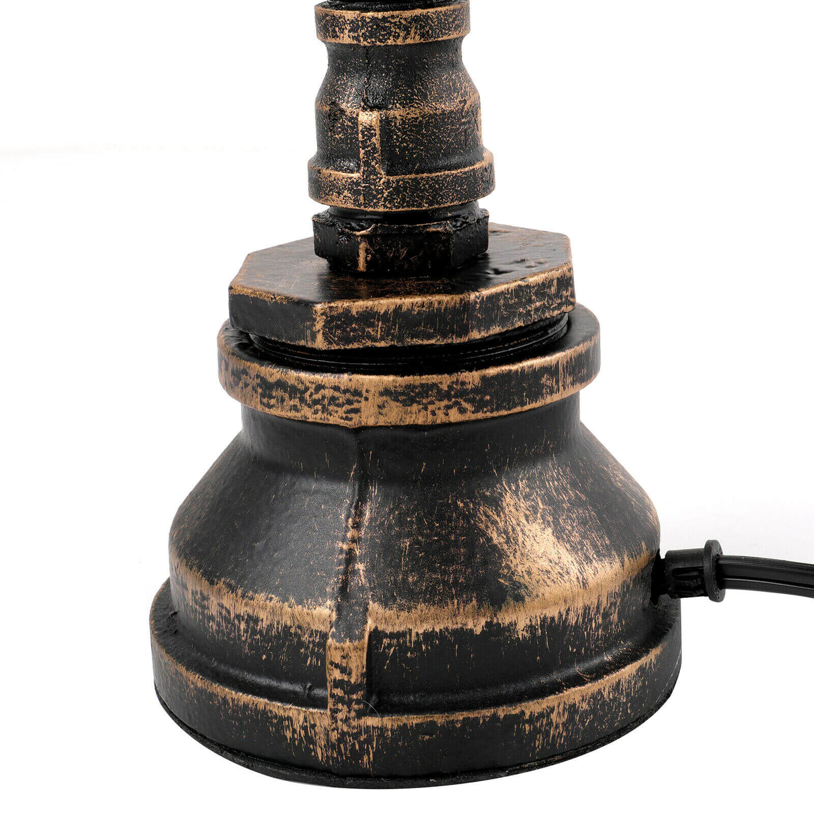 Steampunk Industrial Table Lamp bottom detail