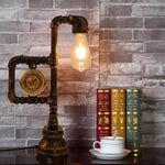 Steampunk Industrial Table Lamp light
