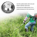 Using of 6"/8" Steel Wire Wheel Brush Cutter Weed Trimmer