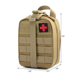 Tactical Medical Pouch Bag brown
