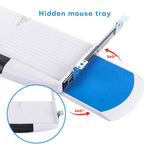 Feature of Under Desk Keyboard Drawer w/ Rotatable Mouse Tray