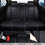 Features of Universal Car Leather Seat Covers, 5 Seats