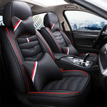 Front Seat of Universal Car Leather Seat Covers, 5 Seats