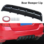 Universal Car Rear Bumper Lip Splitter Diffuser, 26"x5" - BCBMALL