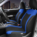 blue front Universal Cloth Car Seat Covers