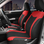 red front Universal Cloth Car Seat Covers