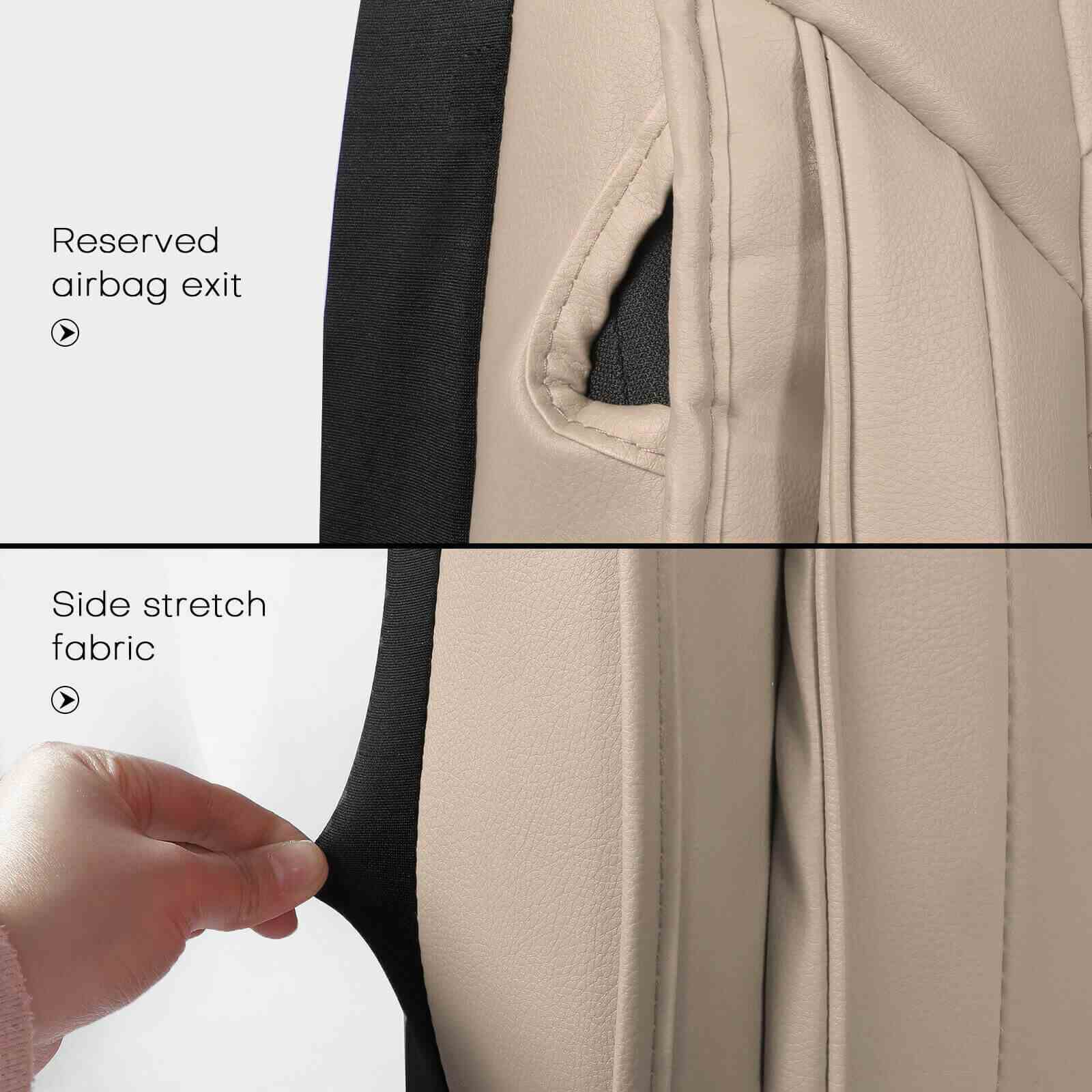 Feature of Universal Full Surrounded Leather Car Seat Covers