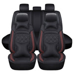 Black and Coffee of Universal Full Surrounded Leather Car Seat Covers