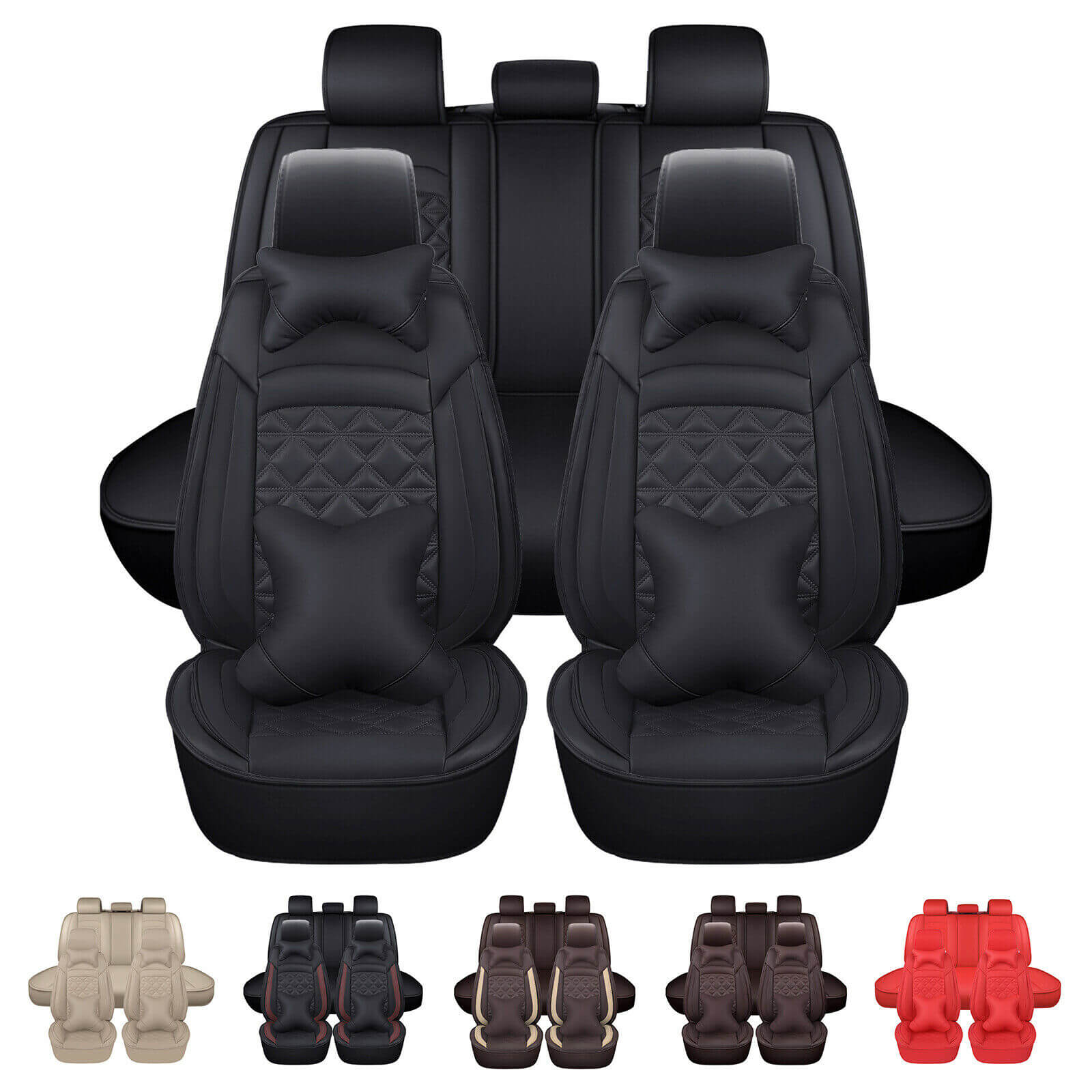 Universal Full Surrounded Leather Car Seat Covers