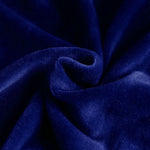 Blue Velvet Dining Chair Spandex Slipcovers, 1/4/6Pcs